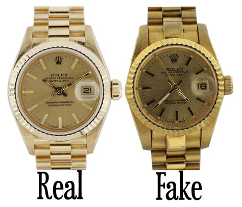 fake vs real rolex president